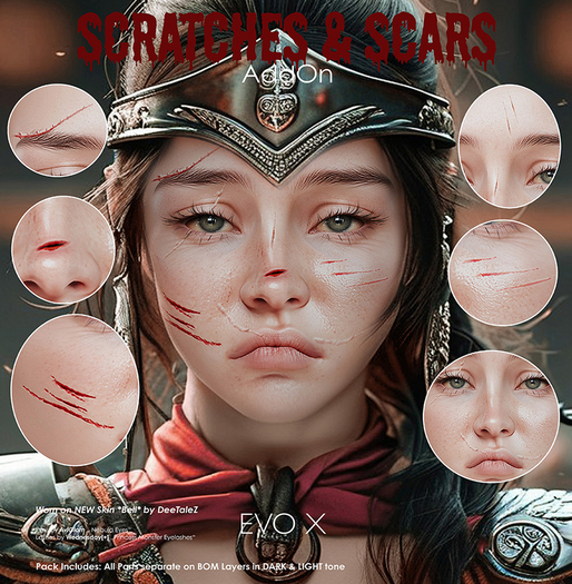 Second Life Marketplace DeeTaleZ *SKINS* for lel EVOX Addon